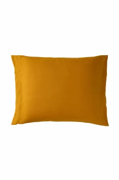 Ellos Pudebetræk>Home Pudebetræk Candice af vasket hør Karrygul