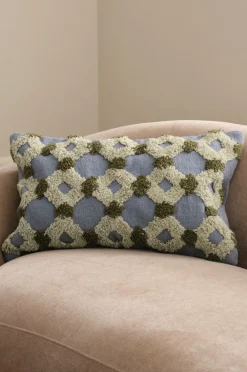 Ellos Pyntepuder & Betræk>Home Pudebetræk Clarice Antikblå