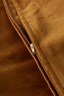 Ellos Home Pudebetræk Nora i velour Rustbrun Discount