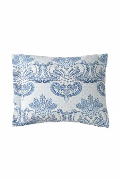 Ellos Pudebetræk>Home Pudebetræk Juliette Medallion i vasket bomuld Blå