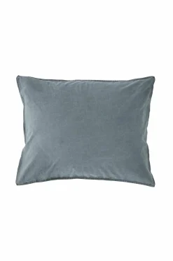 Ellos Pudebetræk>Home Pudebetræk Rania i vintagevasket bomuld Dk bluegreen