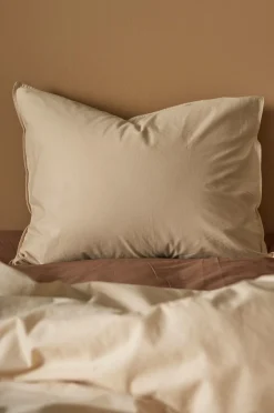 Ellos Pudebetræk>Home Pudebetræk Avery i bomuldspercale Champagne