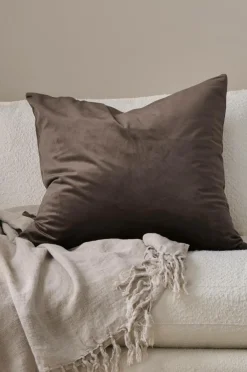 Ellos Pyntepuder & Betræk>Home Pudebetræk Nora i velour Brun