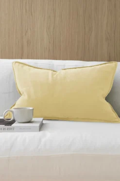 Ellos Pyntepuder & Betræk>Home Pudebetræk Celina Velvet i velour Gul