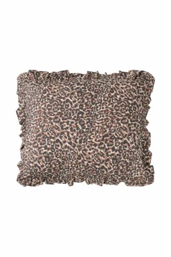 Ellos Home Pudebetræk Avery Leo i bomuldspercale Gråsort