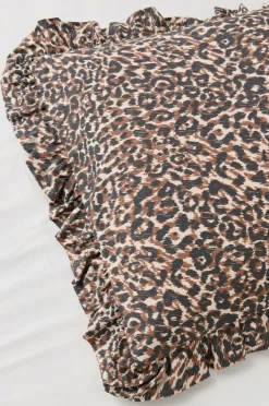 Ellos Home Pudebetræk Avery Leo i bomuldspercale Gråsort