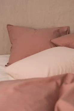 Ellos Home Pudebetræk Rania i vintagevasket bomuld Rustpink Sale