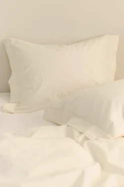 Ellos Pudebetræk>Home Pudebetræk Juliette af økologisk bomuld Cremehvid