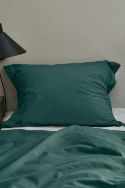 Ellos Home Pudebetræk Juliette af økologisk bomuld Petrolgrøn Outlet