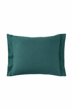 Ellos Home Pudebetræk Juliette af økologisk bomuld Petrolgrøn Outlet