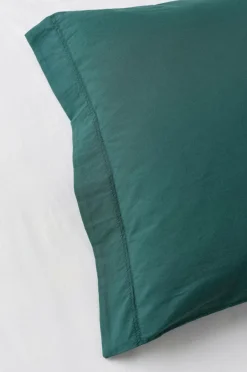 Ellos Home Pudebetræk Juliette af økologisk bomuld Petrolgrøn Outlet