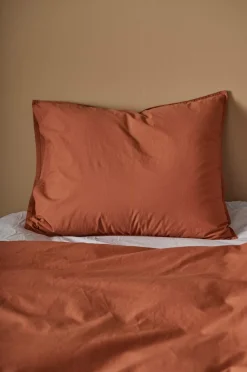 Ellos Home Pudebetræk Avery i bomuldspercale Kanelbrun Best