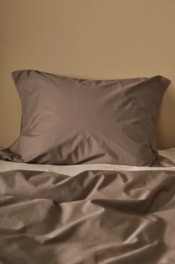 Ellos Home Pudebetræk Crystal i bomuldspercale Brun New