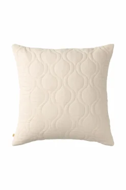Ellos Home Pudebetræk Elly Quilted i genanvendt halvlinned Cremet hvid Sale
