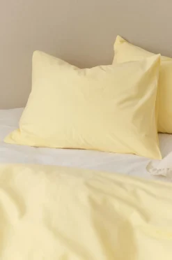Ellos Pudebetræk>Home Pudebetræk Milly i vasket bomuld Lysegul