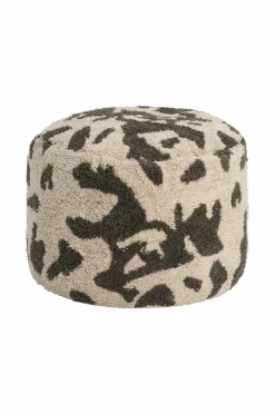 Ellos Puffer & Fodskamler>Home Puf Cowlow Brun / creme