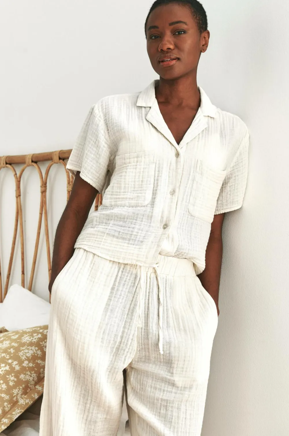 Ellos Homewear>Home Pyjamasbukser Candela Pyjama Pant Lys beige