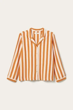 Ellos Home Pyjamasskjorte Colette Rosa/orange Clearance