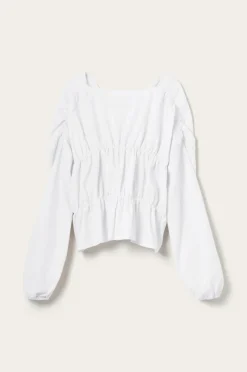 Ellos Home Pyjamasskjorte Juliette Hvid Sale