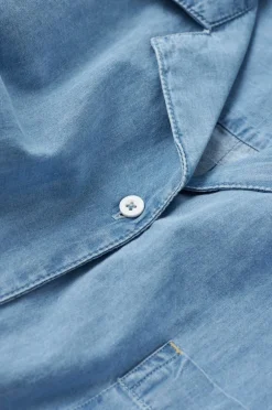 Ellos Home Pyjamasskjorte Denim Lyseblå New