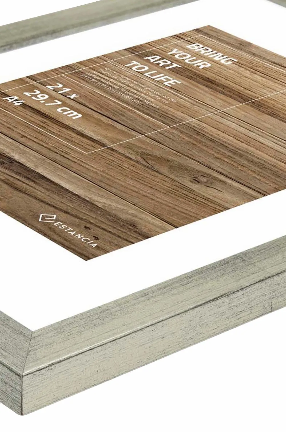 Ellos Posters & Billeder>Home Ramme Stilren med plexiglas. Sølvfarvet