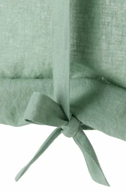 Ellos Home Roll up-gardin Elly i genanvendt halvlinned Aquagrøn Hot