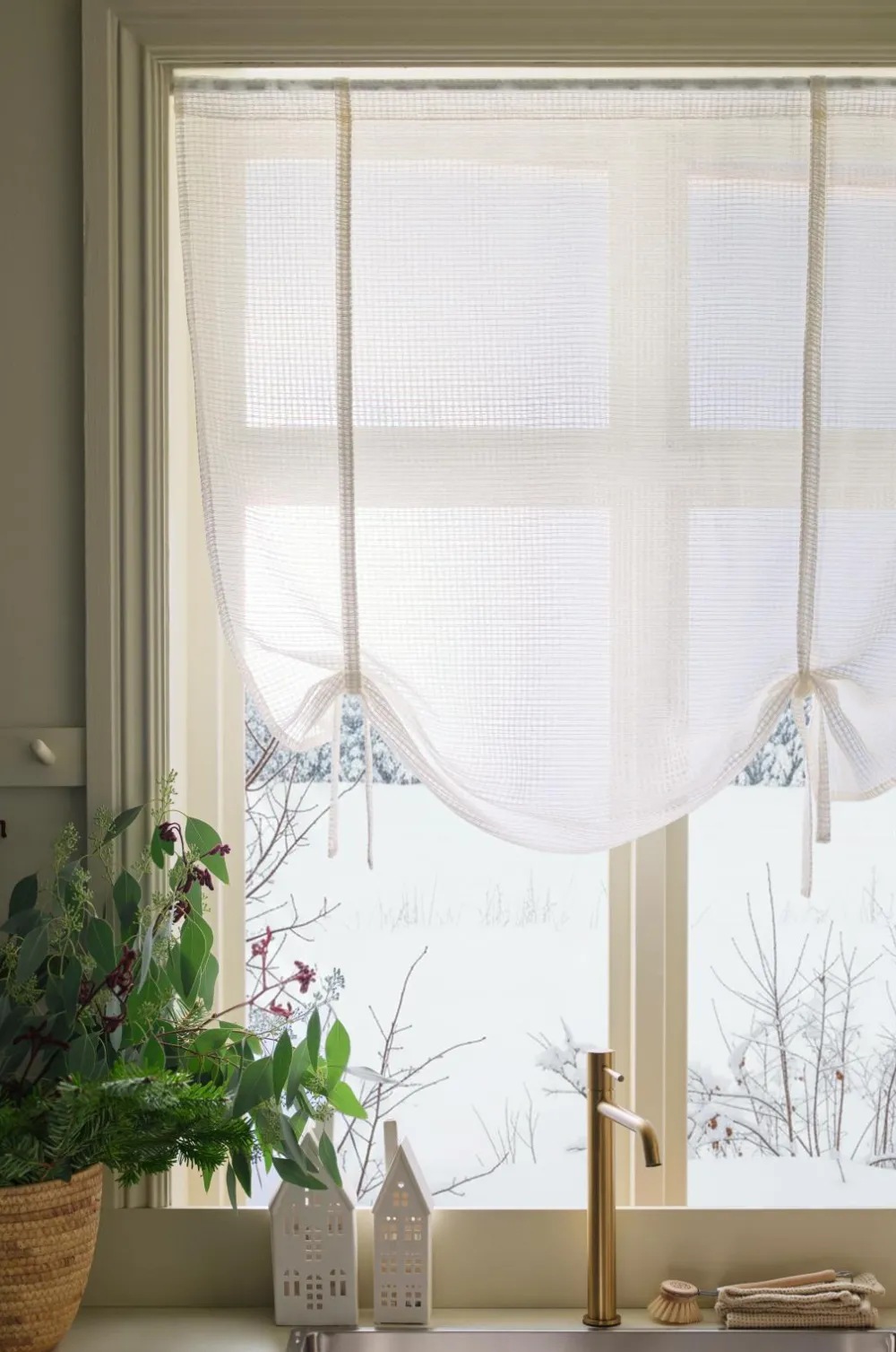 Ellos Gardinkapper>Home Roll up-gardin Edda Hvid