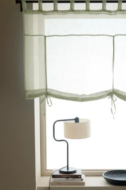 Ellos Julegardiner|Foldegardiner>Home Roll up-gardin Lara Grøn mat sort