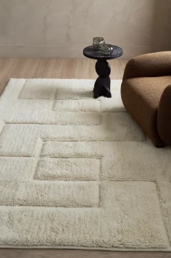 Ellos Uldtæpper>Home Ryatæppe Banavara i uld Hvid