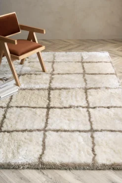 Ellos Home Ryatæppe Potenza Check Hvid Discount