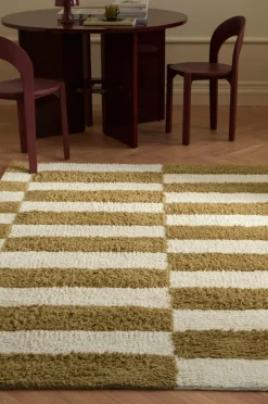 Ellos Home Ryatæppe Palencia Gulgrøn Clearance