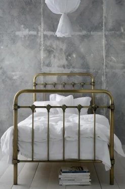 Ellos Home Seng Industrial 90x200 Messing farvet antik