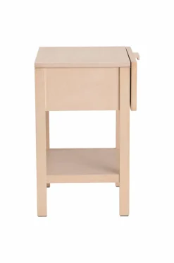 Ellos Home Sengebord / Opbevaringsbord Francis Förvaring Hylla Mat sand mat sand