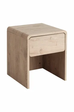 Ellos Borde>Home Sengebord Mydisa Hvid laseret