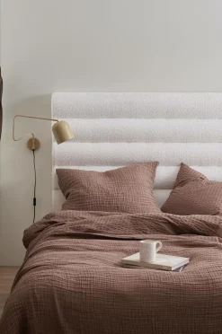 Ellos Home Sengegavl Bubble Bouclé Naturlig hvid Hot