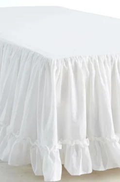 Ellos Sengekapper>Home Sengekappe Juliette Frill højde 45 cm Hvid