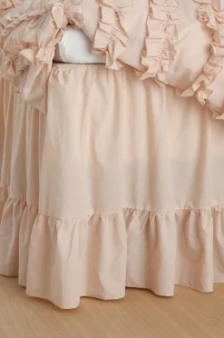 Ellos Sengekapper>Home Sengekappe Juliette Giant i vasket bomuld 52 cm Lys hot pink