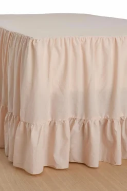 Ellos Sengekapper>Home Sengekappe Juliette Giant i vasket bomuld 52 cm Lys hot pink