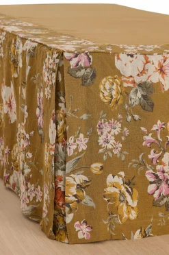 Ellos Sengekapper>Home Sengekappe Candice Rose i vasket linned 60 cm Olivengrøn