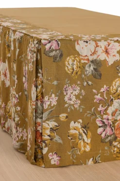 Ellos Sengekapper>Home Sengekappe Candice Rose i vasket linned 52 cm Olivengrøn