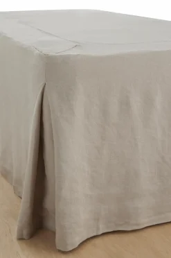 Ellos Home Sengekappe Kiyoko 60 cm A121b 100% linen beige New