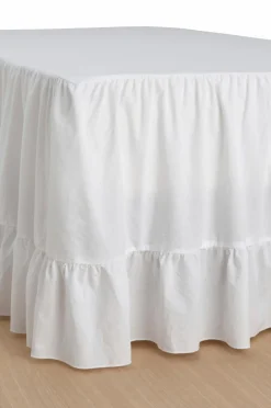 Ellos Sengekapper>Home Sengekappe Juliette Giant i vasket bomuld 52 cm Hvid