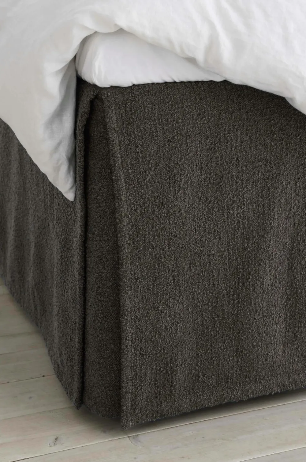 Ellos Home Sengekappe Altro i bouclé, højde 60 cm Cognac