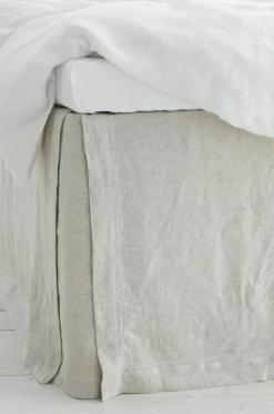 Ellos Home Sengekappe Elmira i vasket hør 60 cm A121b 100% linen beige Outlet