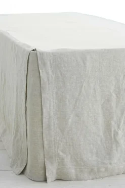 Ellos Home Sengekappe Elmira i vasket hør 60 cm A121b 100% linen beige Outlet