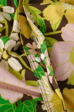 Ellos Home Sengesæt Avery Flower i bomuldspercale 2 eller 3 stykker Brun Best