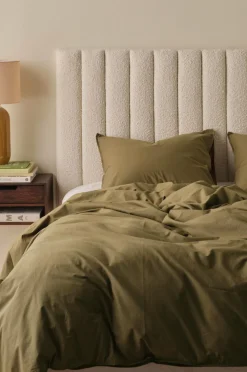 Ellos Home Sengesæt Avery i bomuldspercale 2 eller 3 stykker Kapers grøn Discount