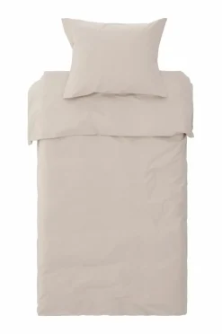 Ellos Dynebetræk|Sengesæt>Home Sengesæt Crystal i bomuldspercale 2 eller 3 stykker Sandbeige