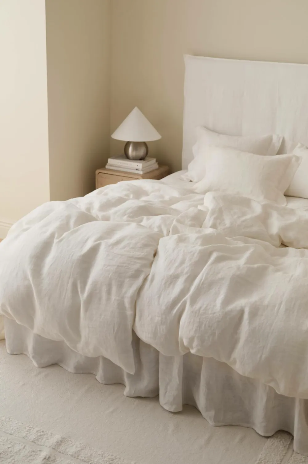 Ellos Dynebetræk|Sengesæt>Home Sengesæt Candice i vasket hør - 2 eller 3 dele Hvid