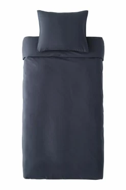 Ellos Dynebetræk|Sengesæt>Home Sengesæt Cleo i bomuldstwill 2 eller 3 stykker Mørk gråblå